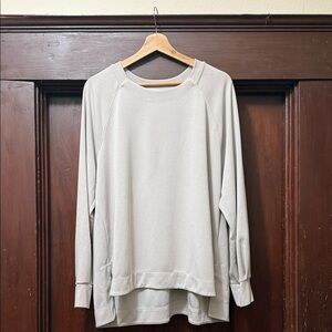 Athleta - Soft creamy gray color -Long Sleeve Sweatshirt